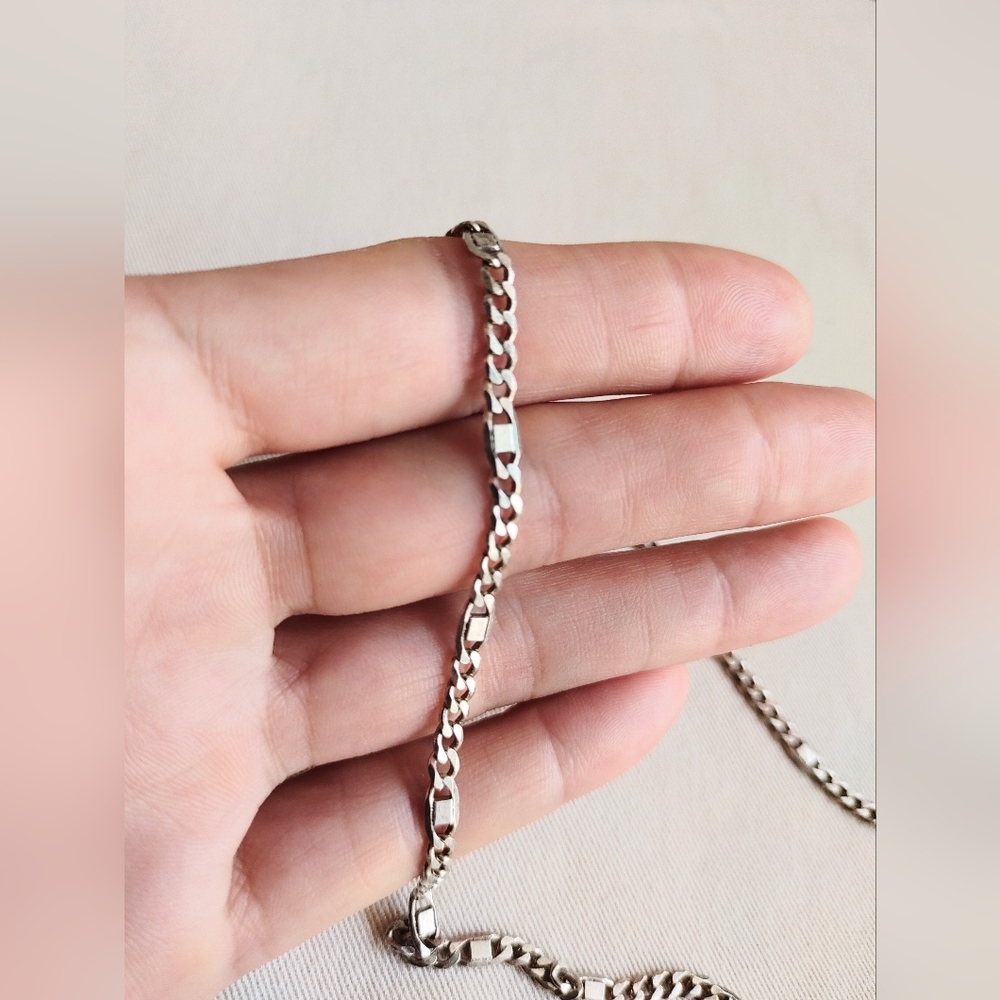 Vintage Sterling silver 925 Made in Italy/Chain 17"